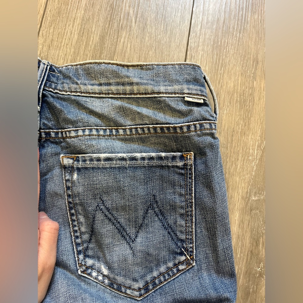 MOTHER Jeans The Loosey In Always Look Twice 26 Button Fly - Picture 9 of 16